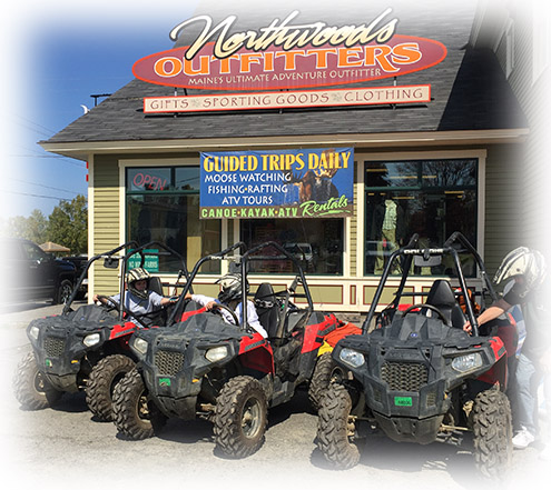 ATV Rentals at Northwoods Outfitters in Greenville Maine